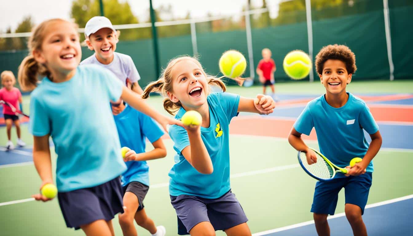 Entwicklung von Koordination und Motorik durch Kinder Tennis