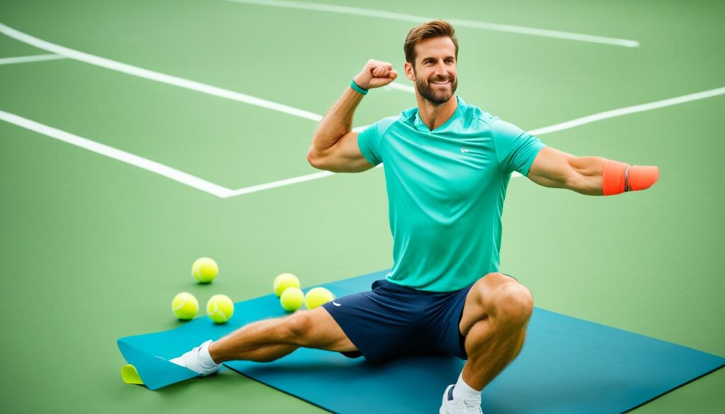 Flexibilitätstraining Tennis