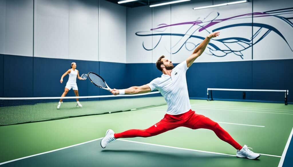 Flexibilitätstraining im Tennis