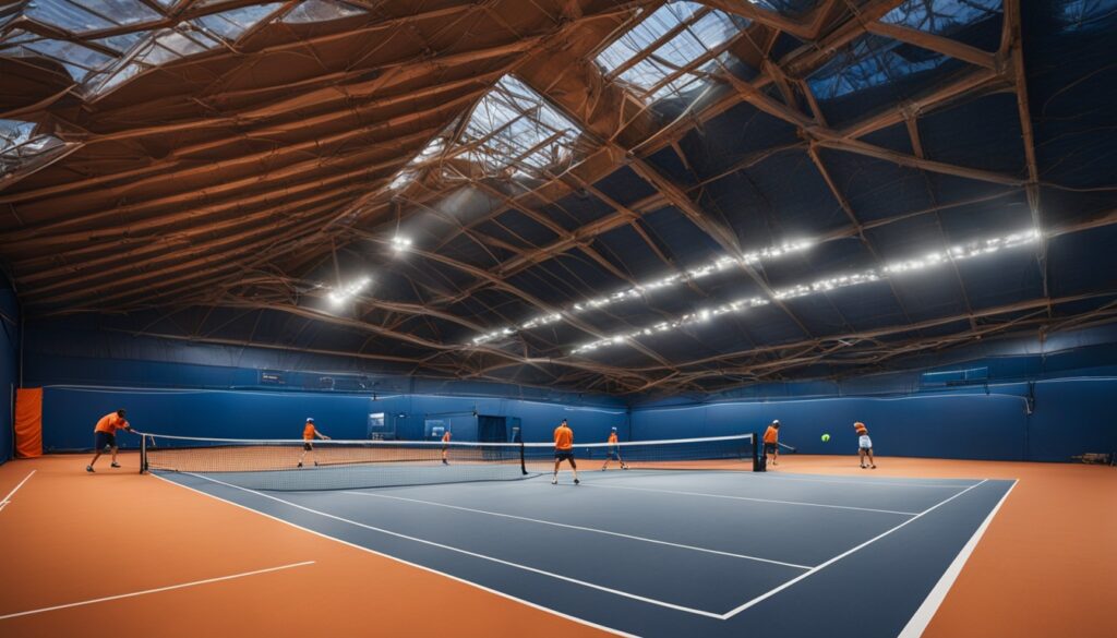 Indoor-Tennisstrategien
