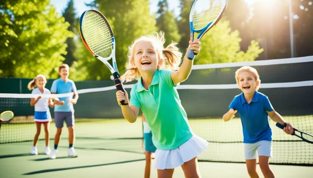 Integration von Tennis in den Kinderalltag