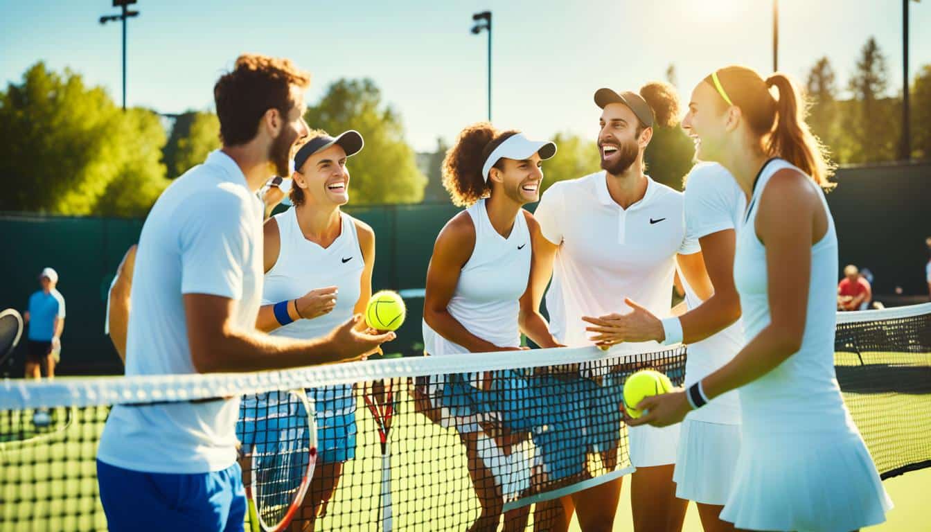 Tennis als sozialer Sport