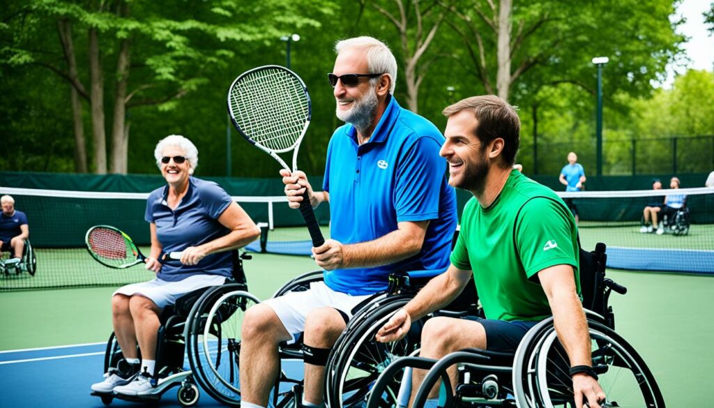 Tennis für Menschen mit Behinderung