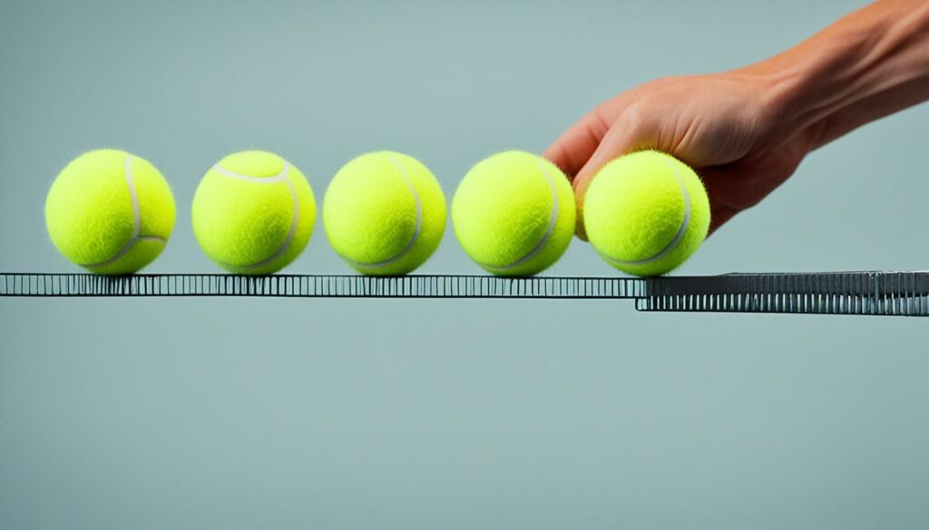 Tennisball Qualitätstests