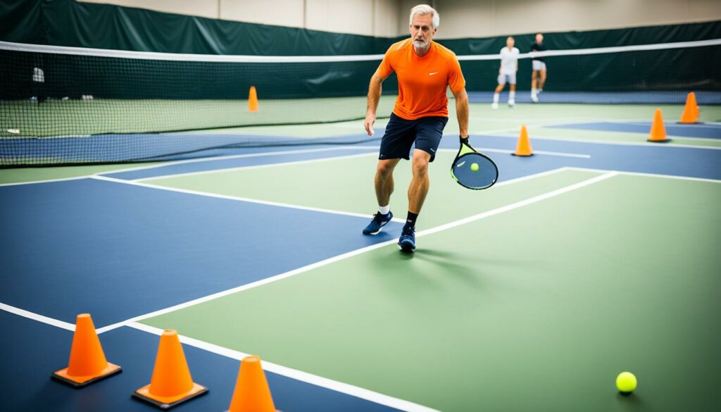 Training zur Spielkontinuität im Tennis