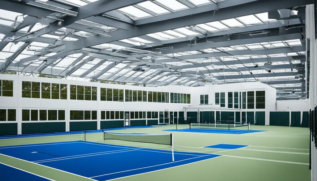 Trainingseinrichtungen für Tennisspielerinnen