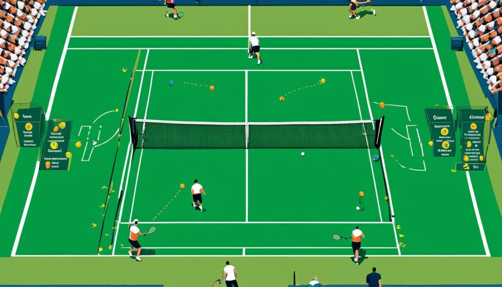 Wichtige Tennis-Taktiken für Turnierspiele