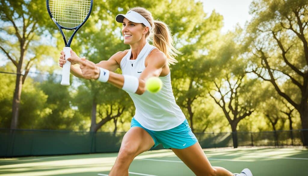aktive Erholung Tennis